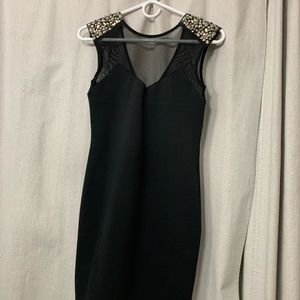 Sparkle and fade body-con dress